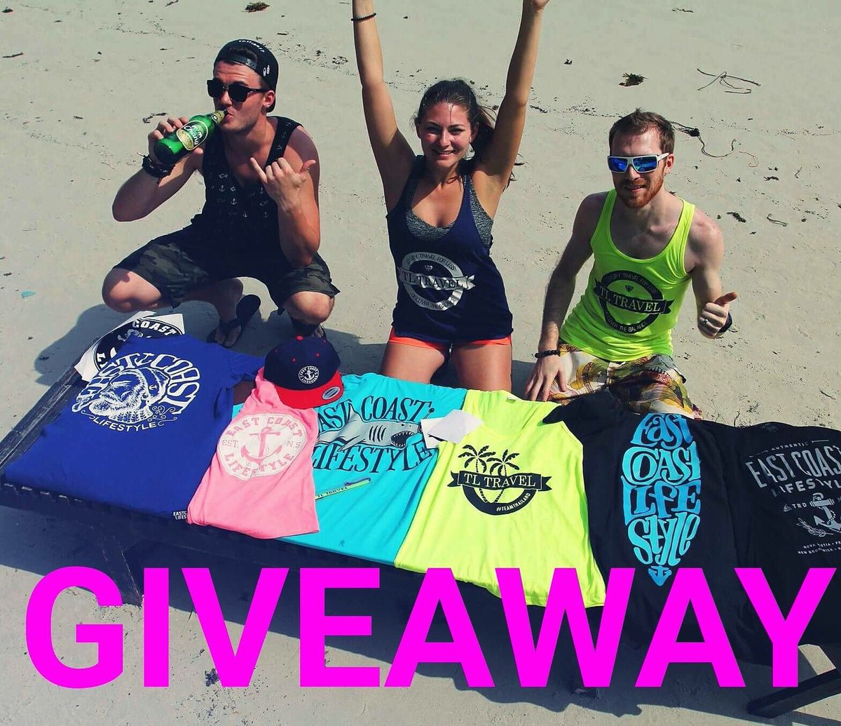 EASTCOASTLIFEST's tweet photo. RETWEET &amp; FOLLOW @tltravel to win this clothing package!! If you want to travel, she plans the best trips!! #Contest https://t.co/aZRDIlKHtd