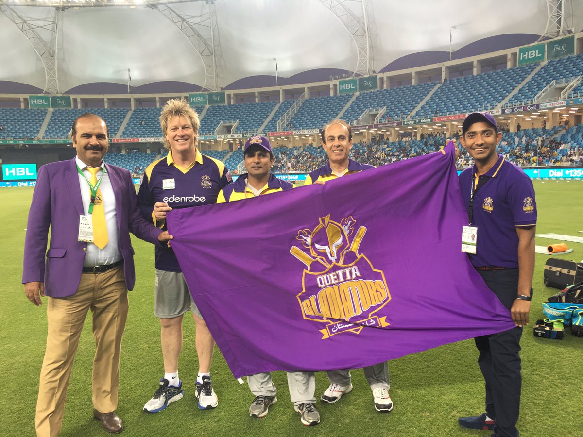TeamQuetta's tweet photo. The support staff of the Gladiators #QuettaGladiators https://t.co/D0iEiEB44E