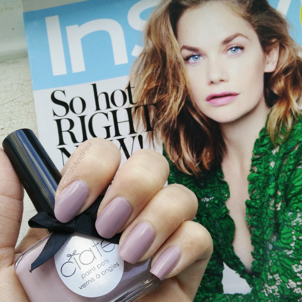 I picked up <a href="/ciatelondon/">Ciaté London</a> nail polish in Iced Frappe free with <a href="/instyle_UK/">InStyle UK</a> magazine #notd instagram.com/p/BB-LzzzlFxo/
