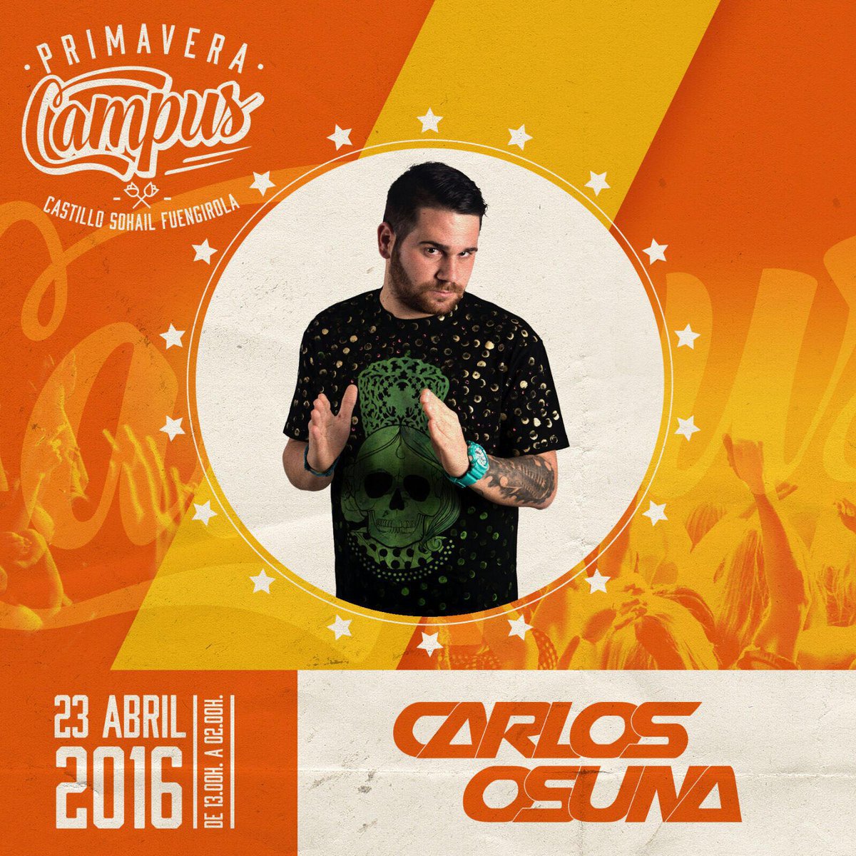 MalagaLand's tweet photo. @CarlosOsunaDj residente de #Malagaland un año más en @PrimaveraCampus 
Grande !! https://t.co/OQRkvQSQde