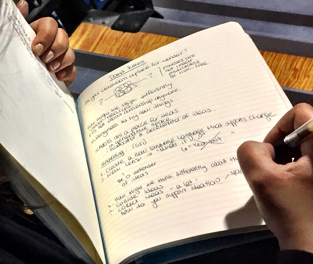 dougfrankish's tweet photo. #LiveCurious2016 Conference tip:  Attend sessions in analog @LauraPBlancoV #ASFMTech https://t.co/u3DcbsrJkq