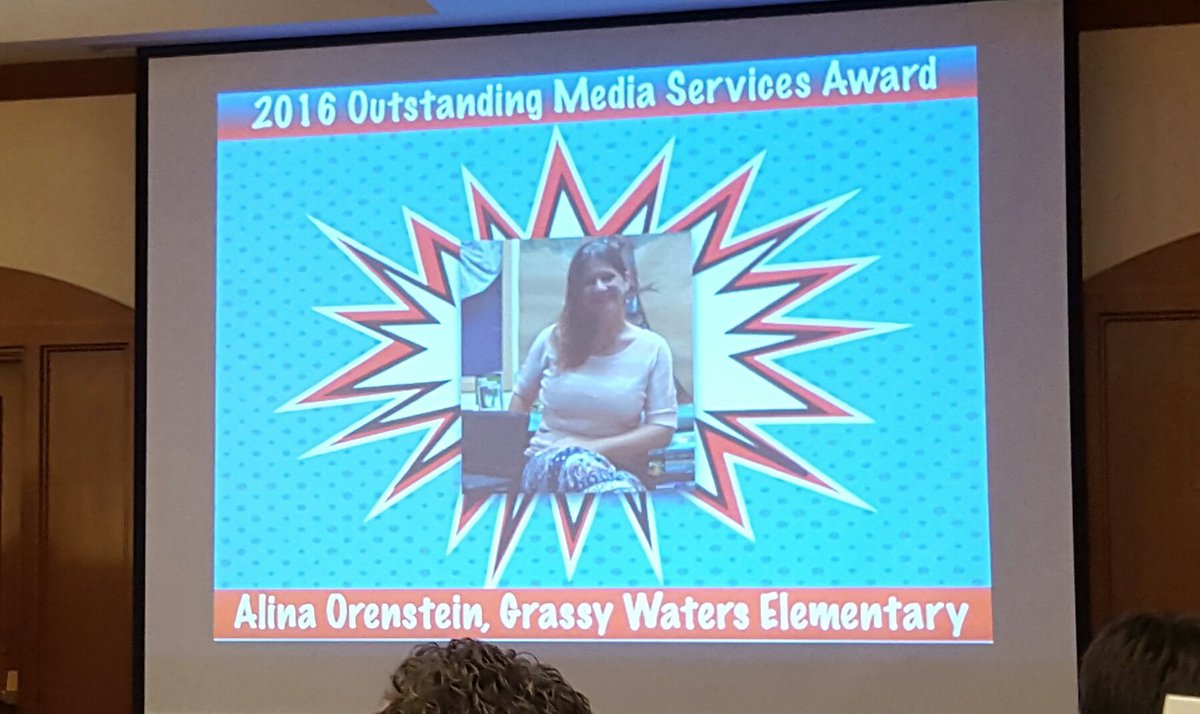 MikeMurgio's tweet photo. Congrats Alina Orenstein 2016 Outstanding Media Service Award recipient!   Such a wonderful EMA event   @pbcsd https://t.co/jy11Loaxjo
