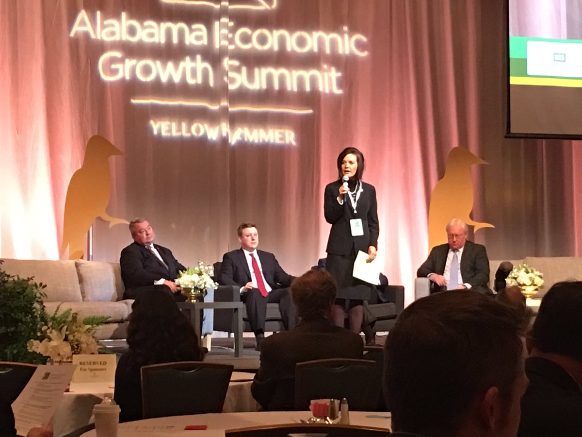 Panel discussion at #AlabamaEconomicGrowthSummit presented by #NicoleJonesDevelopment  <a href="/yhn/">Yellowhammer News</a> <a href="/MadeinAL/">Made in Alabama</a>