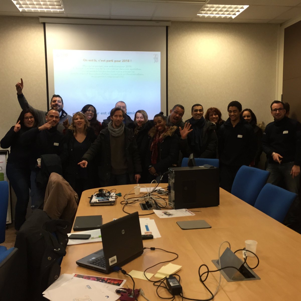 chloe_brb's tweet photo. Bonne ambiance pour le déploiement du projet d'entreprise GRDF sur le site de Montigny-Le-Bretonneux #PEIDF @WLGaz https://t.co/8RU6b0jWij