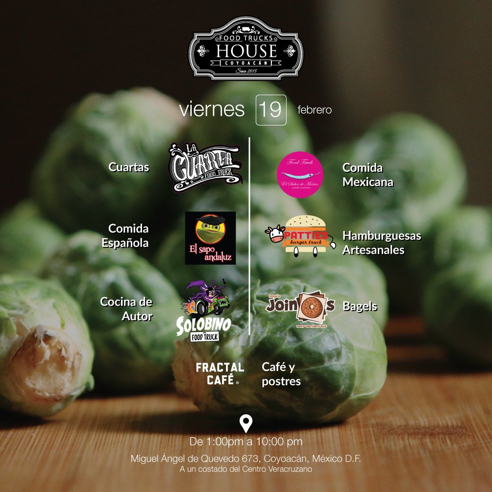 #BuenViernes para deleitar el paladar.

Hoy de 1 a 10 p.m.