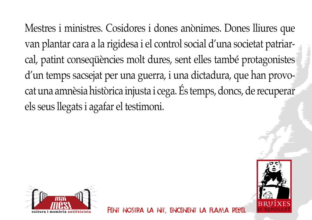 MaiMes_info's tweet photo. La nit del concert d'@Ovidi3 trobareu al Teatre l'exposició Dones lliures a #Ripollet. La memòria puja a l'escenari. https://t.co/IOwgV6iLaY