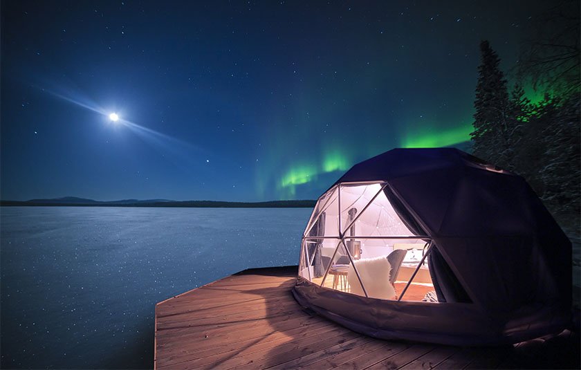 SublimeMagazine's tweet photo. Aurora #glamping has arrived in Northern Europe
https://t.co/Vxynw0A5TK
@Aurora_Zone #Finland @OurFinlandon #eco https://t.co/GhvL3OjYed