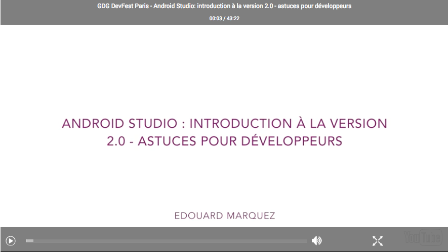 PubSapientEng's tweet image. Revivez en vidéo #AndroidStudio 2.0 : astuces pour #developpeurs sur bit.ly/1WvHlYb @GDGParis #Devfest2016