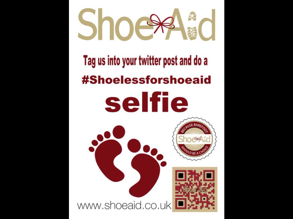 <a href="/Schofe/">Phillip Schofield</a> pls can u do a barefoot selfie for @ShoeAidUK #shoelessforshoeaid campaign helping millions without shoes TY