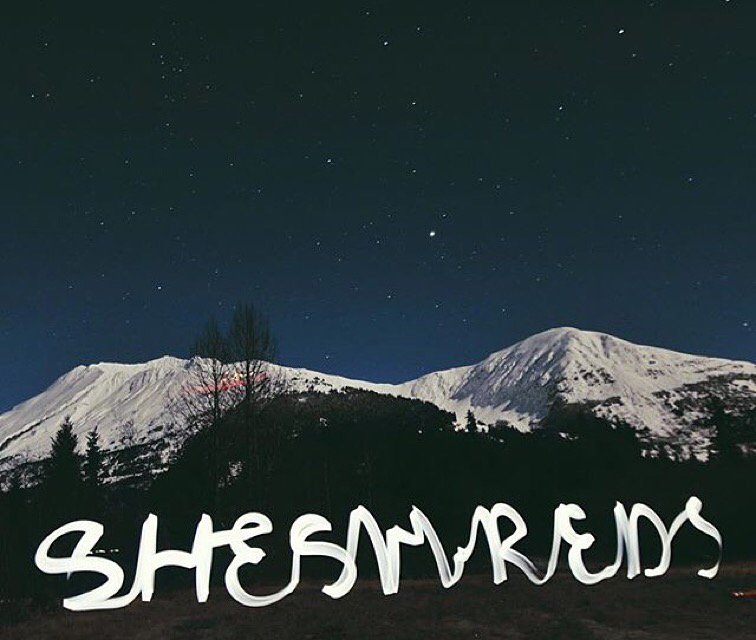 SheShredsco's tweet image. Rad long exposure #lightwriting from ambassador Emily Lonkhurst