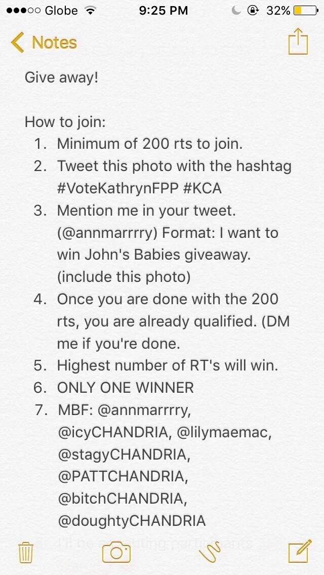 thePatrickCope's tweet photo. I want to win John's Babies giveaway. @annmarrrry 

#VoteKathrynFPP #KCA https://t.co/eWZL5WHlgD