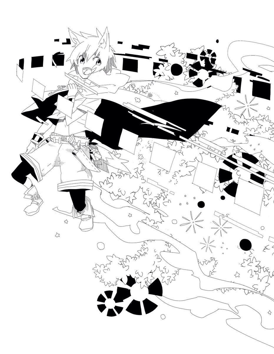 最近原稿ばっかりで落書きほとんどしてないので、過去絵をあげて描いた気分に…
2年くらい前に描いたオリジナルっ子です(絵柄違う) 