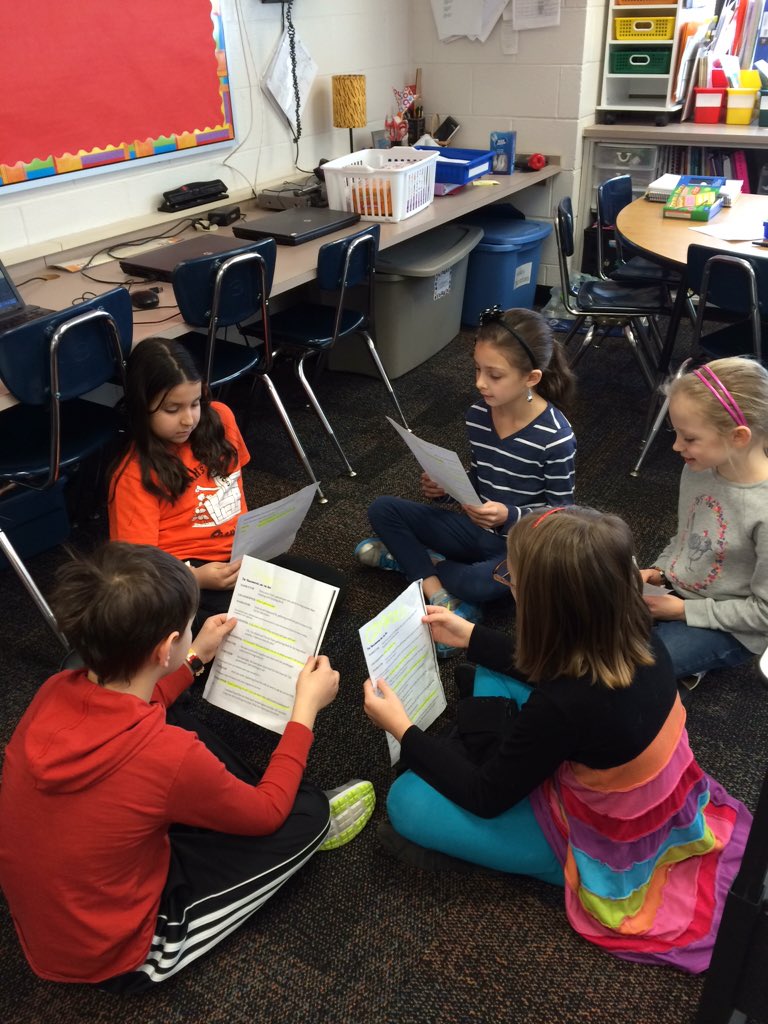 mrslangersclass's tweet photo. Practicing our Fable Readers Theater scripts #funwithfluency #cfevs https://t.co/xFd7DPfDMb