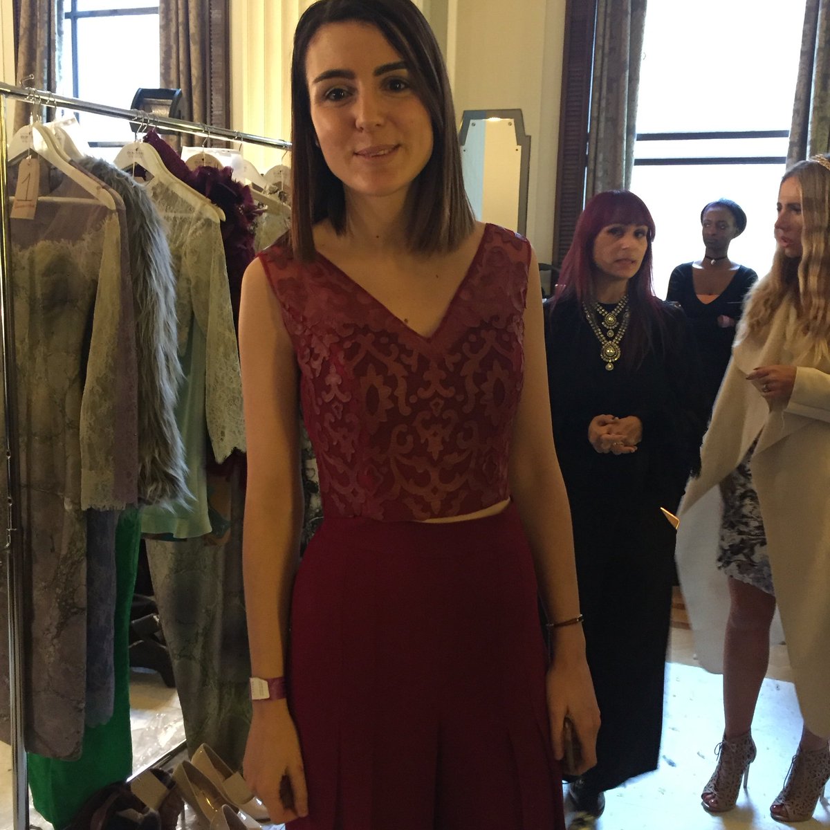 Head designer <a href="/barrusfashion/">Barrus</a> #lfw #backstage