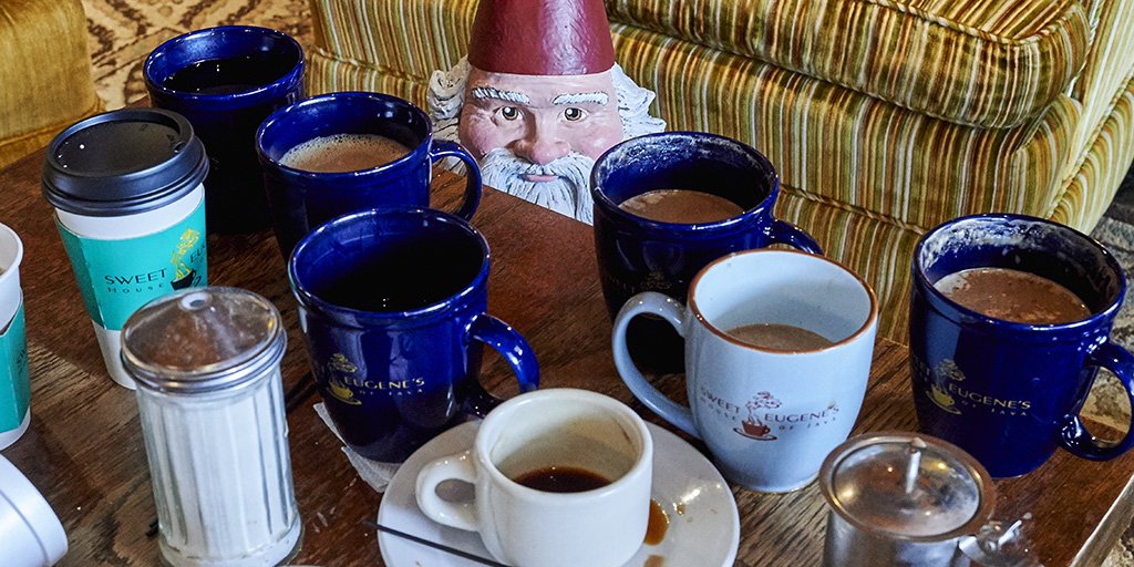Travelocity Roaming Gnome (@roaminggnomee) on Twitter photo .<a href="/TAMU/">Texas A&M University</a>’s coffee is the best. Do You like <a href="/SweetEugenes/">Sweet Eugene's</a>? MugWalls? I tried both. Haven’t. Blinked. For an hour. #TAMU .<a href="/TAMU/">Texas A&M University</a>’s coffee is the best. Do You like <a href="/SweetEugenes/">Sweet Eugene's</a>? MugWalls? I tried both. Haven’t. Blinked. For an hour. #TAMU