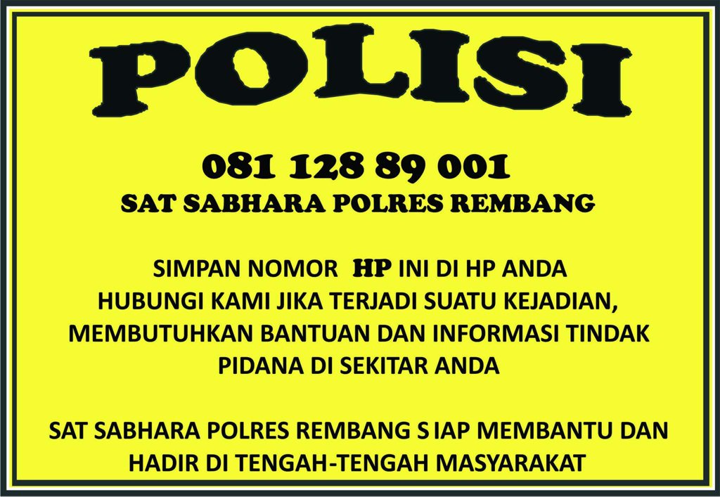 Dicatet ya lur... #polisi #OrangRembang