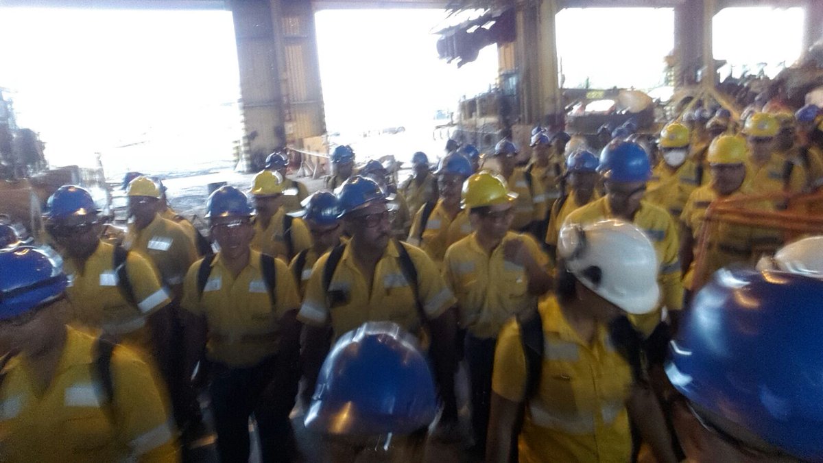 sintracarbon's tweet photo. El respaldo de los trabajadores es total a su justo pliego de peticiones #SintracarbonEsDignidad https://t.co/zKs0FgVLtv