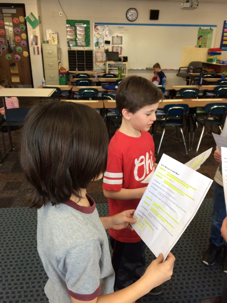 mrslangersclass's tweet photo. Excited to perform Fable Readers Theater for the class! #funwithfluency #cfevs https://t.co/dVJNTUS7B4