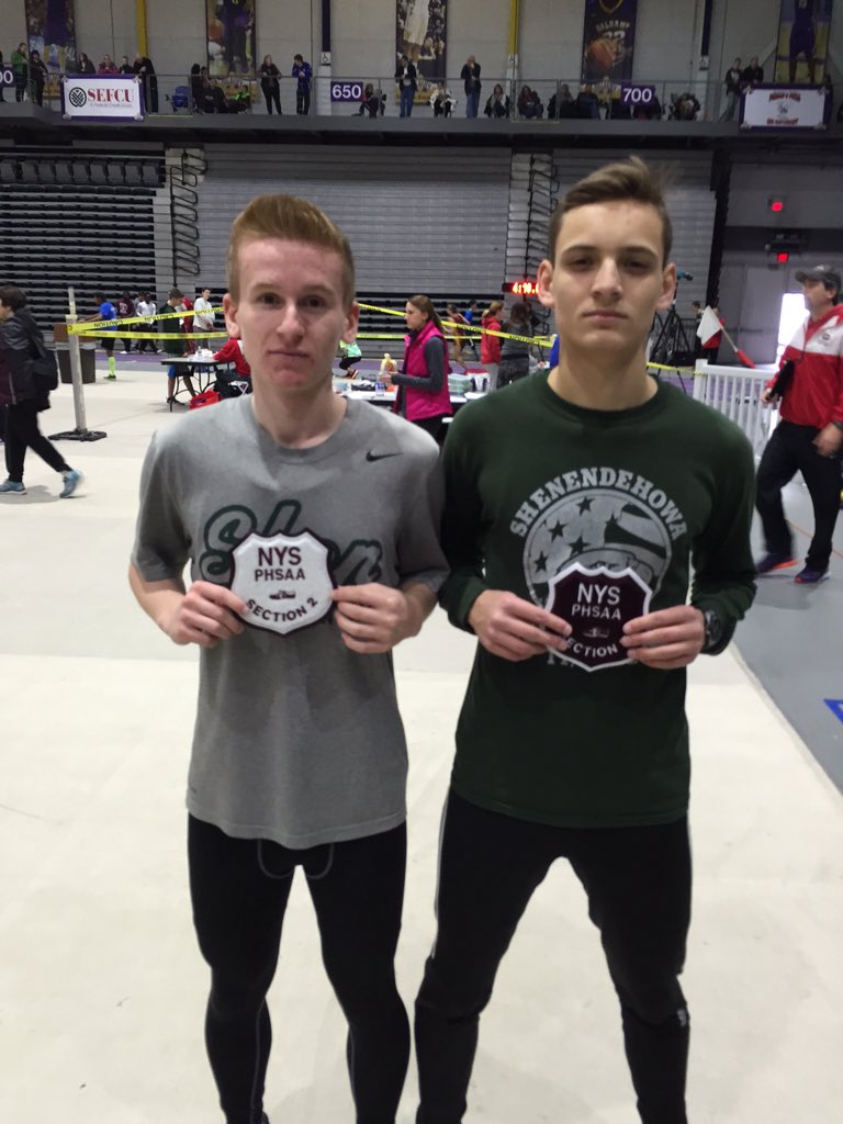 LegionRising's tweet photo. Schmidt and Jacques take 1st & 2nd in boys 600!! @ShenAthletics #Sectionals16 #Rise https://t.co/xI0P2T3jsN