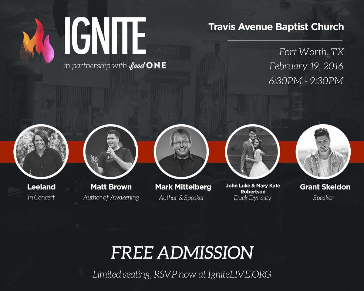travisstudents's tweet photo. Join us tonight for Ignite. 6:30 pm. @evangelistmatt @MarkMittelberg @leelandofficial @GrantSkeldon, and many more. https://t.co/vwTgcwjEkM
