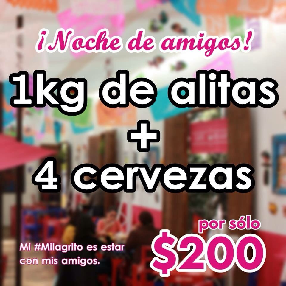 MilagrosCafe's tweet photo. Disfruta nuestra promo hecha para ti, 1 kg de alitas y 4 chelas a escoger ( León, corona o Victoria ) https://t.co/cmWGHzH6io