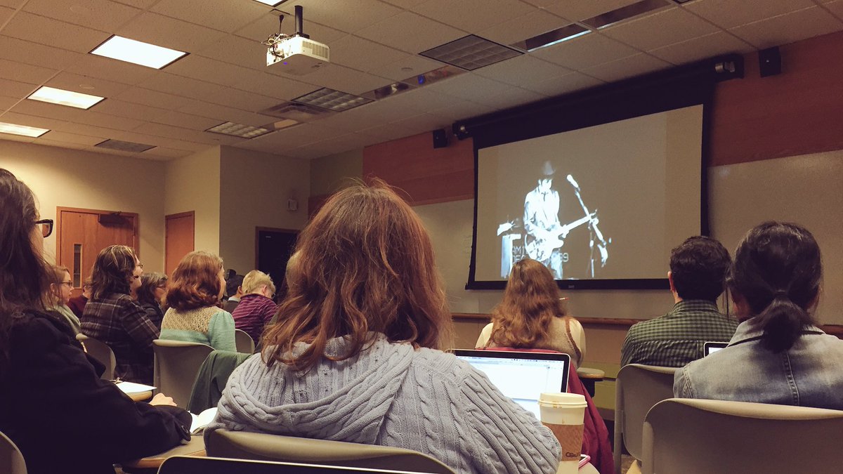 treberney's tweet photo. Goober &amp; the Peas at Metadata Working Group Forum on #linkeddata. @Cornell_Library #detroit #funkycowboy #av https://t.co/rJai07LetY