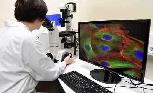 Foto: Atklāj 5,3 miljonus vērto Organiskās sintēzes institūta Biofarmācijas centru delfi.lv/a/47087671