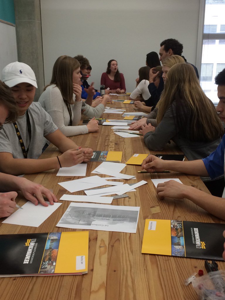 Creative model building at #GoMKE #SARUP #futurearchitects