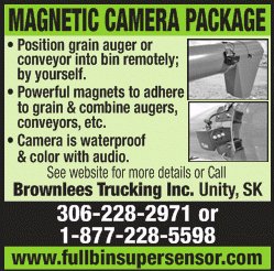 FarmZillaClass's tweet image. Magnetic camera pkg position grain auger. #magneticcamera #Saskatchewan #farming bit.ly/1oyxruu