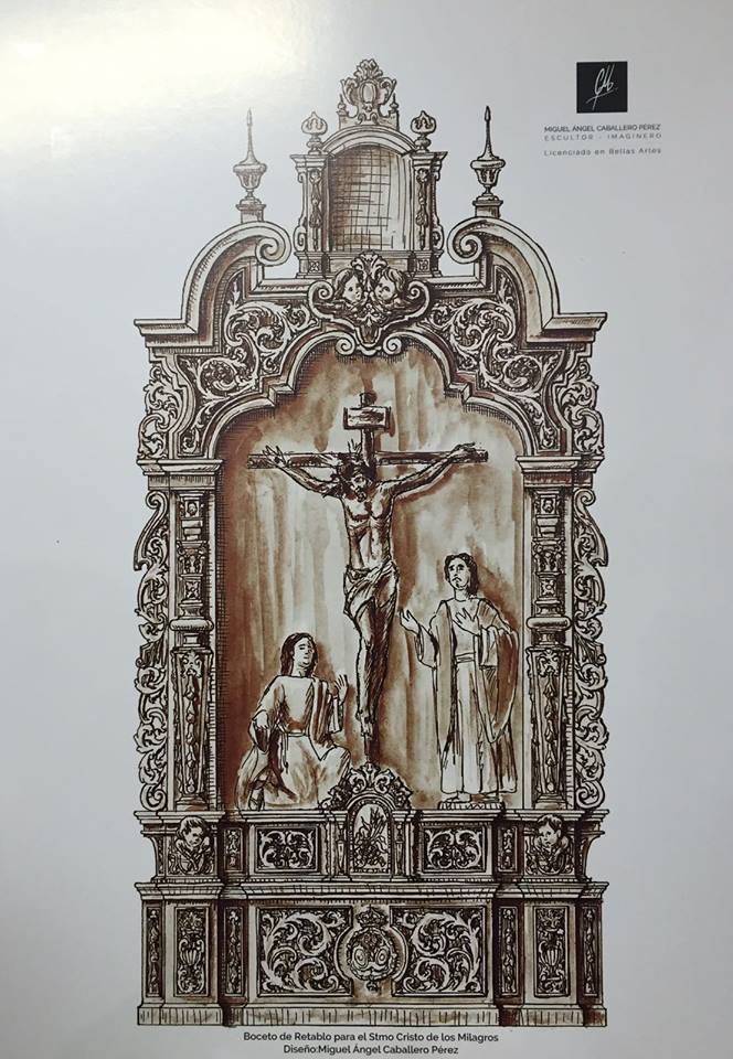Estudiantes_SB's tweet photo. Aprobada la realización del nuevo retablo para la imagen de Nuestro Cristo de Los Milagros https://t.co/b8BXXcgILw