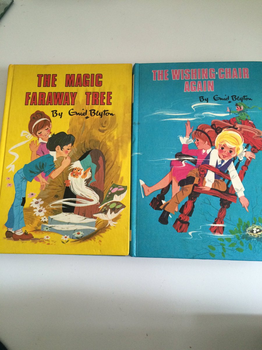 Amandaausten's tweet photo. My two favourite childhood books bought 100 years ago for 25 cents each. #amwriting #writing #packingagain https://t.co/bcrrNfzAw3