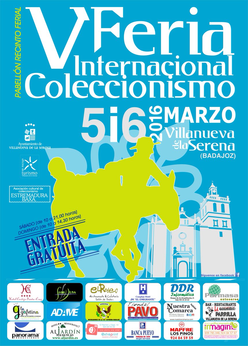 FeriaColeccVva's tweet photo. El Mayor evento de Compra - Venta e Intercambio de Coleccionismo en todas las temáticas. ¡¡¡Que no te lo cuenten!!! https://t.co/kkqDVAzQp8
