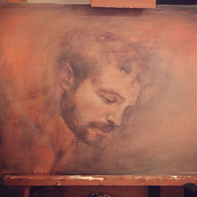 salindquist's tweet image. If I create with the heart, nearly everything works;if from the head, almost nothing. #oilpainting #art#portraiture