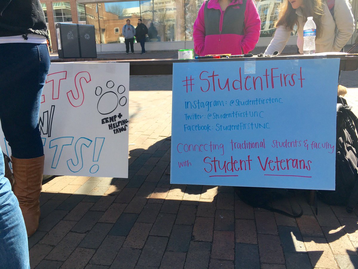 CarolinaUnion's tweet photo. Join @CarolinaPRSSA #TodayInThePit for their Pets &amp; Vets event. #StudentFirst @StudentFirstUNC https://t.co/jDgN2D4F5a