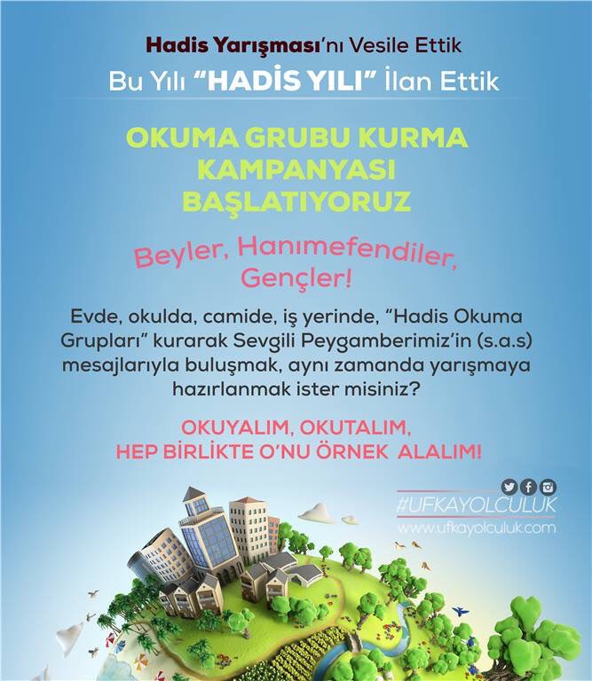 UfkaYolculukCom's tweet photo. #BinlerceÖdüllüHadisYarışması vesilesi ile bu yılı HADİS YILI ilan ettik. Kaydolmak için; https://t.co/YXVhYxa4Z2 https://t.co/FIwVBrfrjn