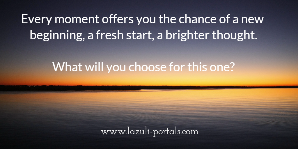 LazuliPortals's tweet photo. Evey moment offers you the chance of a new beginning, a fresh start, a brigher thought. #JoyTrain #chooseyourthought
https://t.co/mQ1GCDZFFA