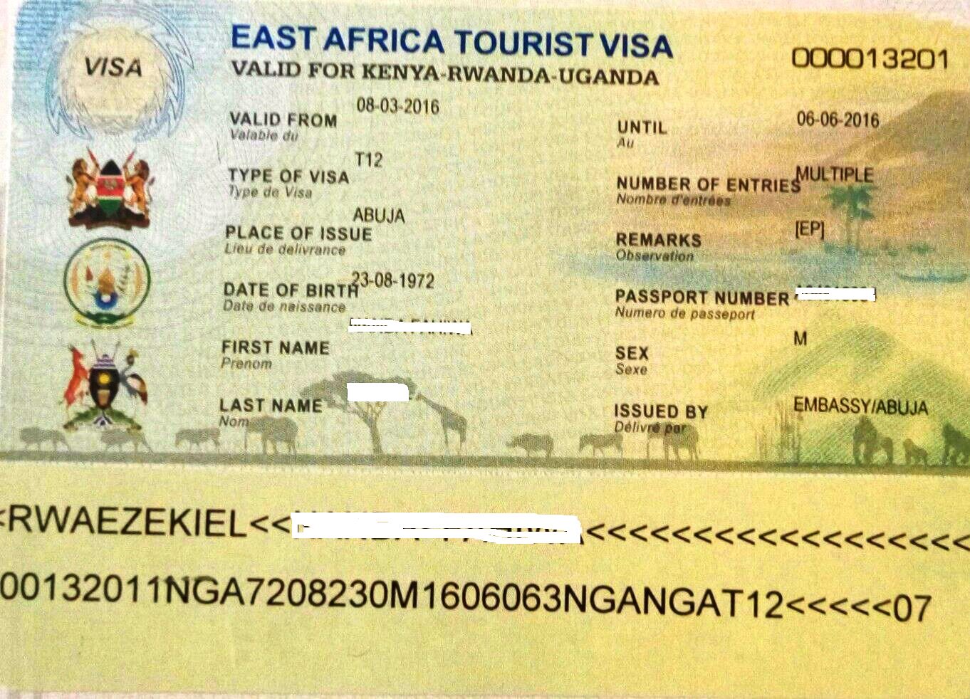 Tourist visa. Виза в Уганду. Кения виза ВНЖ. Египетская виза для печати.