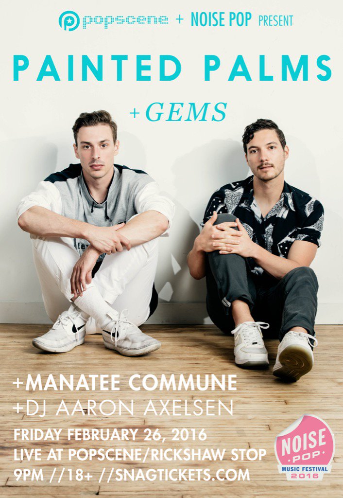 SF! RT for a chance to win tickets to our <a href="/noisepop/">Noise Pop</a> <a href="/popsceneSF/">POPSCENE Presents</a> show with <a href="/GEMS_band/">GEMS</a> <a href="/AaronAxelsen/">aaron axelsen 🪩</a> + free vinyl 🔥