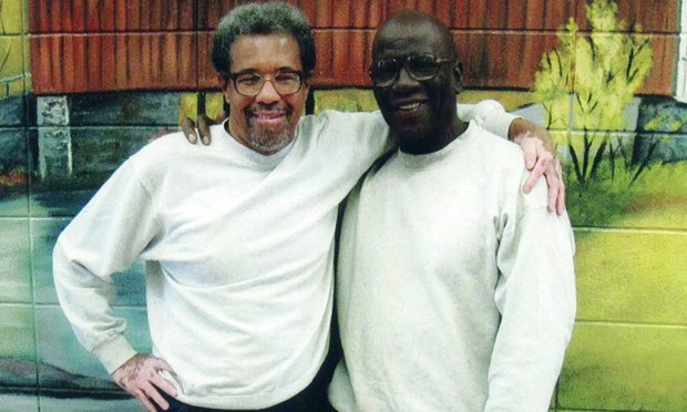 BREAKING: After 43 years in solitary confinement #AlbertWoodfox, ordered released, walks out of prison. #Angola3