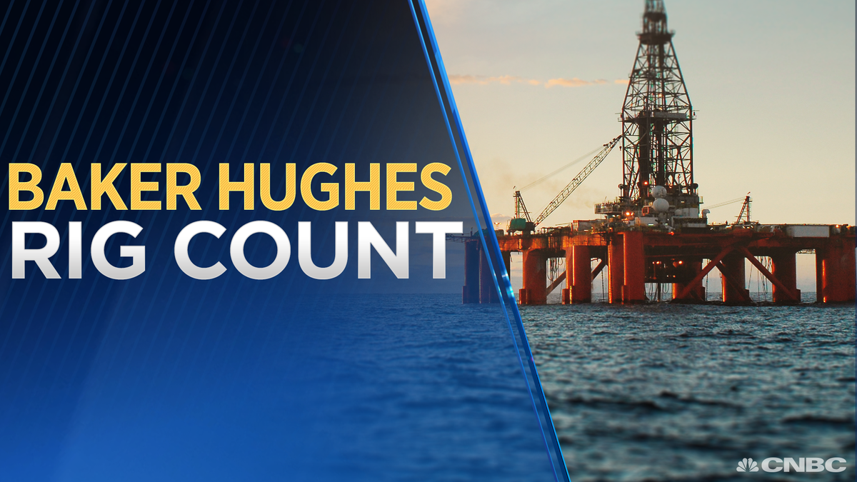 CNBCnow's tweet photo. JUST IN: US oil rigs fall by 26, Baker Hughes reports. https://t.co/k0hR4ooB0B https://t.co/KXRV6phqlE