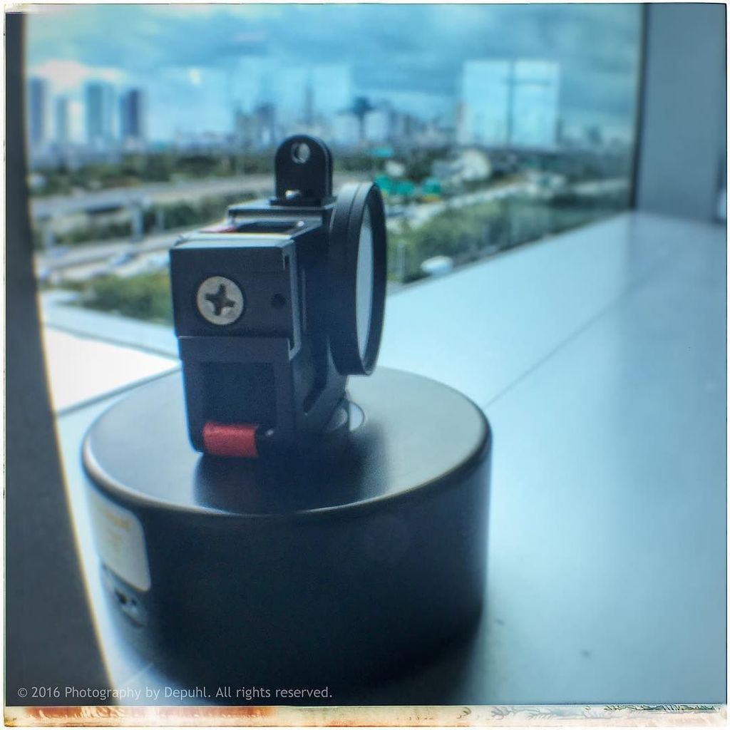 PhotosByDepuhl's tweet photo. No, it's not a hockey puck, it's a #Radian2 from @alpinelabs spinning a @gopro inside an exoskeleton for some rocki… https://t.co/8pISonRYYt