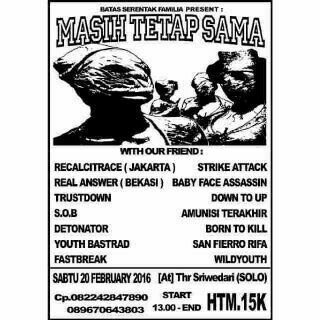 Jangan lupa. Hari ini @BSFamilia421 punya hajat At.THR SRIWEDARI solo . rameken 😍 see you :*