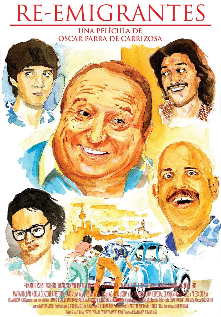 juandamagic's tweet photo. Si pongo aquí el cartel de @Re_emigrantes y me haces RT puede que pinte el próximo pronto ^_^ #cine @wikiCR https://t.co/7hginV0sld