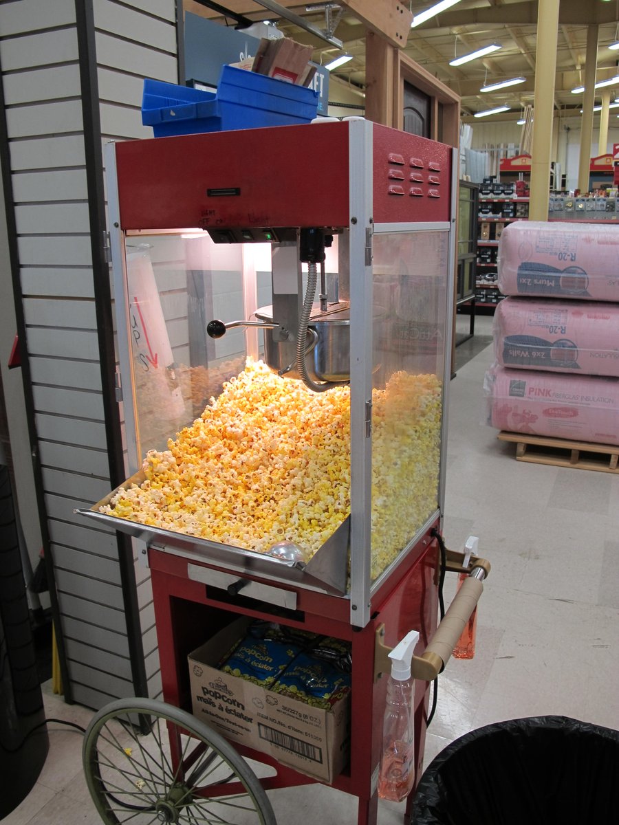 The popcorn is fresh and the weekend is calling! Hope to see you soon at Kamloops Home Hardware!