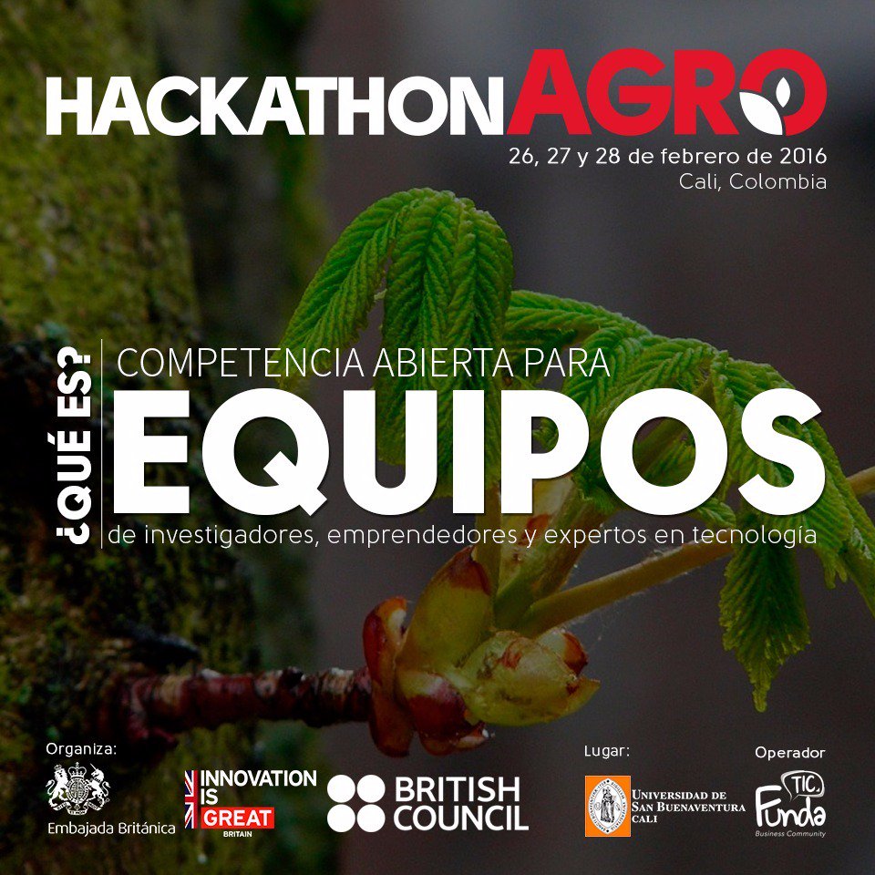 jaricapa's tweet photo. Invitacion a #HackathonAgro en la USBCali https://t.co/ei7Ue66P5v
