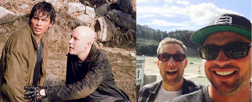 LaFortalezaSole's tweet photo. #TomWellin #ClarkKent ha colgado esta imagen con Michael Rosenbaum #LexLuthor. #Smallville 
Fuente: Vertele https://t.co/1zsc6Emy7K
