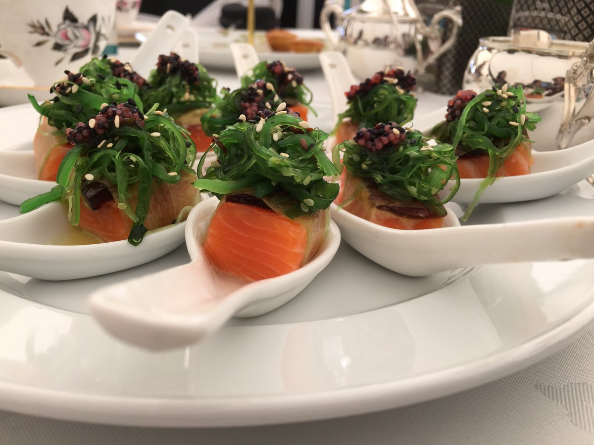 TheDilmahFamily's tweet photo. @Dilmah #RanWatte elegantly paired with #Ora King #Salmon - our #RealHighTea champions share the #teainspiration. https://t.co/iBhSMz2dDI