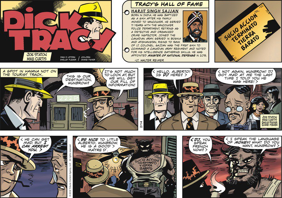 HarjitSajjan's tweet photo. As a comics fan, it's pretty cool to be featured in Dick Tracy's Hall of Fame: https://t.co/eV2F2B5N6X https://t.co/WAs5XHwKOl