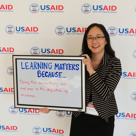 USAIDLearning's tweet photo. #learningmattersbecause doing the same thing over and over again is the definition of madness https://t.co/3tHWxT3mYU
