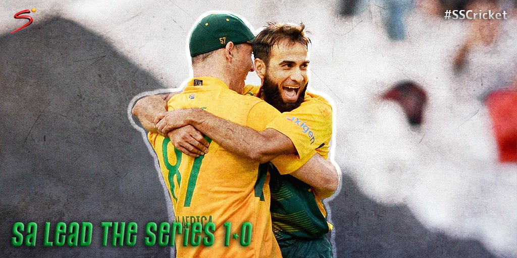 SuperSportTV's tweet image. WHAT A FINISH!
The Proteas win the first T20 by 3-wickets despite some brilliant England bowling
#SSCricket #SAvENG